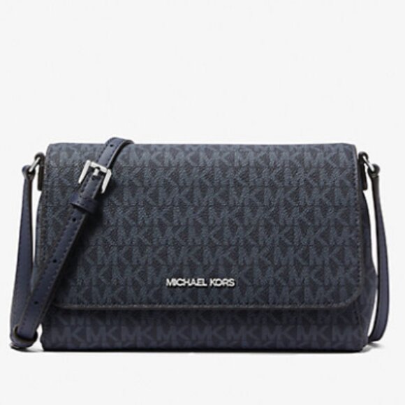 Michael Kors Medium Logo Convertible Crossbody Bag NWT - Picture 1 of 4